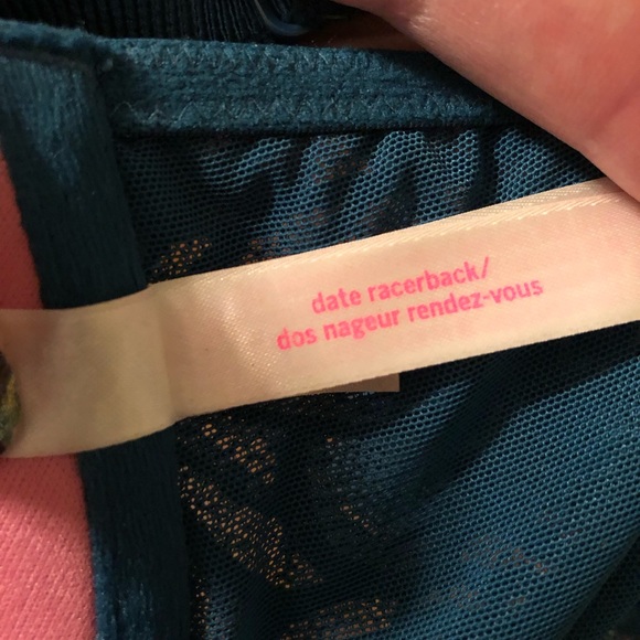 EUC! Victoria’s Secret PINK Date Racerback; Front Closure; Deep Teal; 34DD - Picture 10 of 10